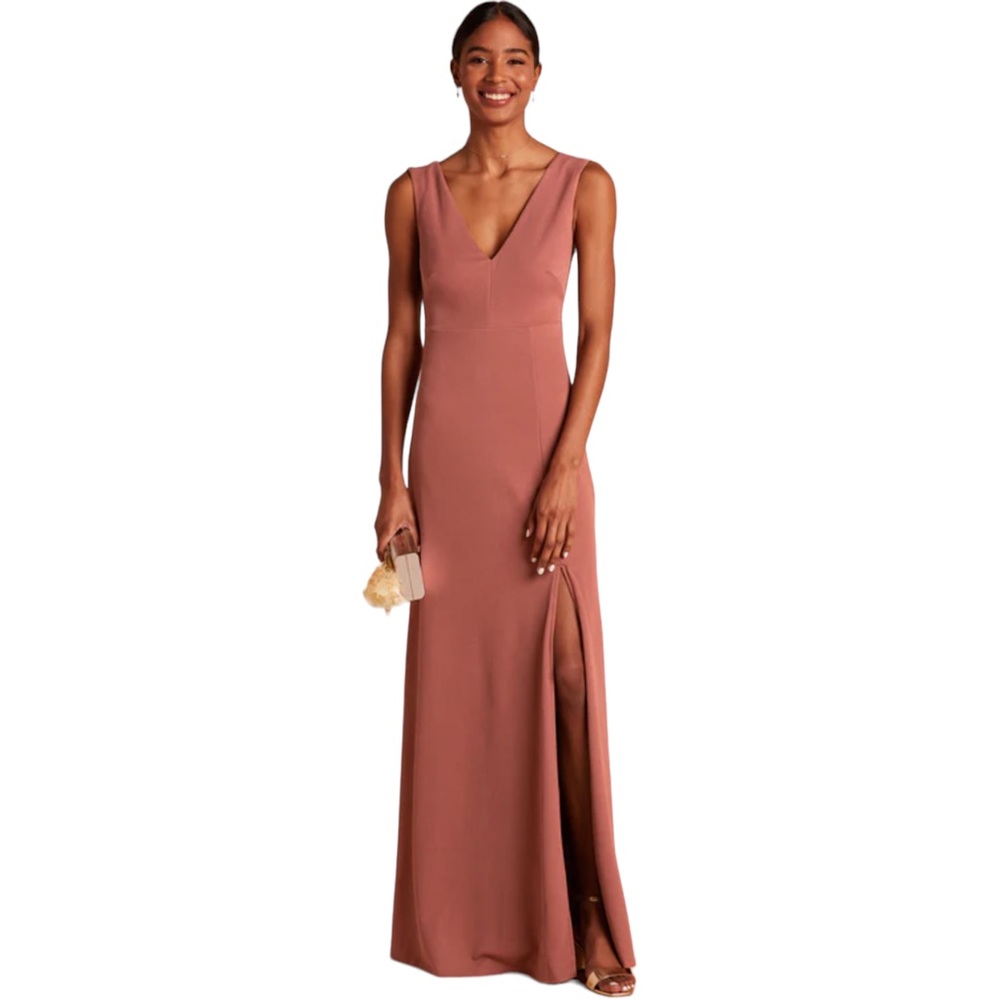 Birdy Grey Shamin Dress Crepe Desert Rose Small Womens Sleeveless